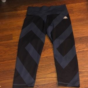 Adidas Cropped Workout Leggings